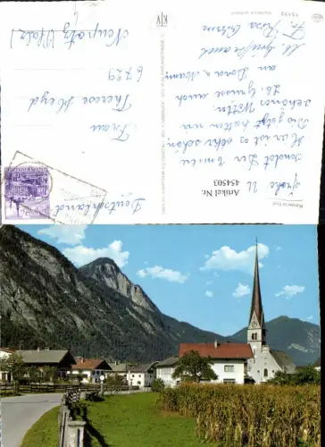 454503,Münster in Tirol Teilansicht Kirche Bergkulisse