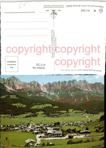 471728,Ellmau Totale geg. Wilden Kaiser Bergkulisse