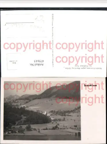 475615,Vorderthiersee b. Thiersee Kufstein Totale