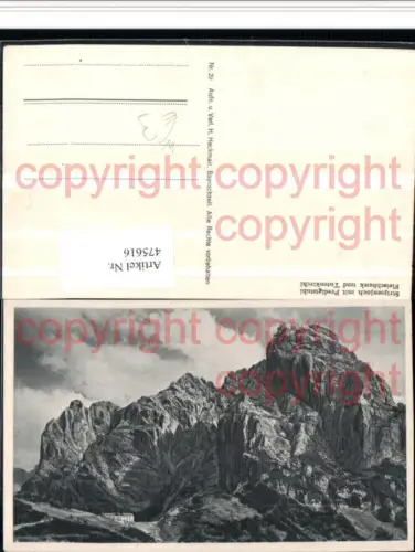 475616,Stripsenjoch b. Ebbs m. Predigtstuhl Bergkulisse
