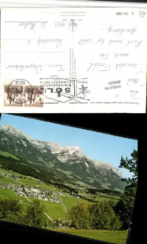489829,Söll Totale geg. Wilden Kaiser Bergkulisse