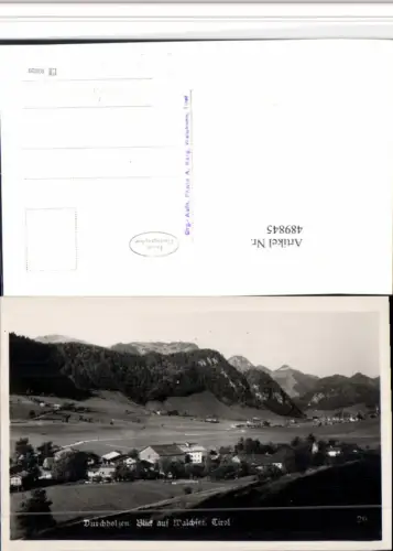 489845,Durchholzen mit Walchsee Bergkulisse