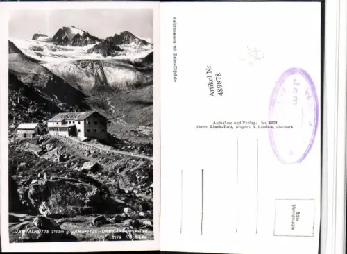 489878,Jamtalhütte Berghütte b. Galtür Bergkulisse pub Risch-Lau 6279