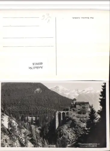 489918,Trisanna-Brücke b. Tobadill m. Schloss Wiesberg pub Max Rauscher