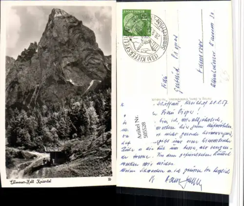 505528,Ellmauer-Halt im Kaisertal b. Ellmau Bergkulisse