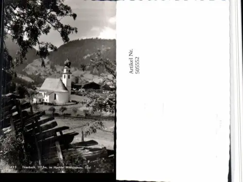 505552,Thierbach im Hochtal Wildschönau Kirche pub Foto Rhomberg 423