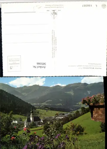 505566,Hochtal Wildschönau Oberau Totale geg. Joelspitze Bergkulisse