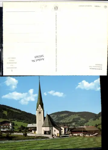 505569,Wildschönau Niederau Teilansicht Kirche