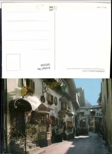 505594,Kufstein Römerhofgasse m. Batzenhäusl u. Auracher Löchl