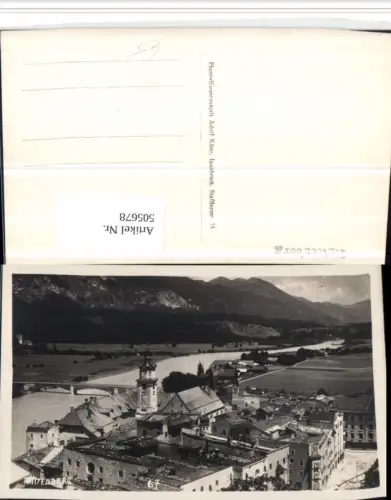 505678,Rattenberg am Inn Teilansicht Brücke Bergkulisse