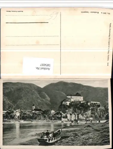 505697,Kufstein Teilansicht Innpartie Fluss Brücke Festung