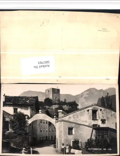 505701,Rattenberg am Inn Straßenpartie Tor Ruine