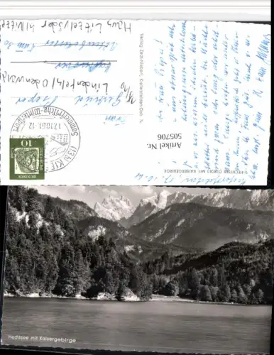 505706,Hechtsee See b. Kufstein m. Kaisergebirge Bergkulisse