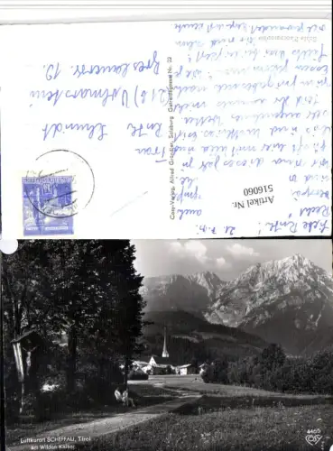 516060,Scheffau am Wilden Kaiser Teilansicht Wegkreuz Bergkulisse pub Cosy 4465