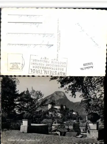 516339,Kufstein Teilansicht m. Festung geg. Pendling
