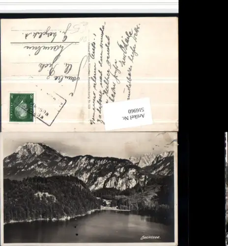 516960,Hechtsee See b. Kufstein Bergkulisse Bahnpost pub Ottmar Zieher 939