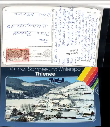 518902,Thiersee Totale Winterbild