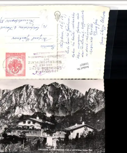 518927,Berghaus Aschenbrenner b. Kufstein m. Wildem Kaiser Bergkulisse