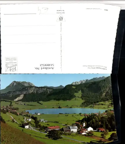 518952,Thiersee Totale m. Zahmen u. Wilden Kaiser Bergkulisse