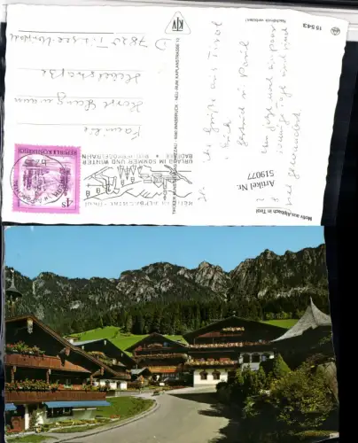 519077,Alpbach Teilansicht Häuser Bergkulisse