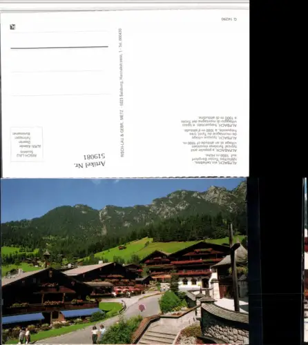 519081,Alpbach Teilansicht Häuser Bergkulisse