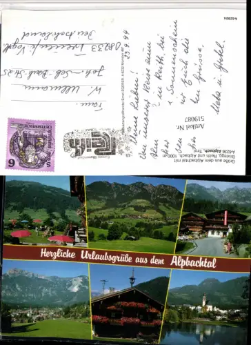 519087,Alpbach Brixlegg Reith Totale Mehrbildkarte