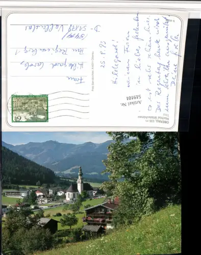 519101,Hochtal Wildschönau Oberau Totale Bergkulisse