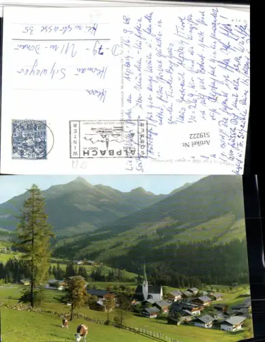 519222,Alpbach Totale geg. Galtenberg Bergkulisse