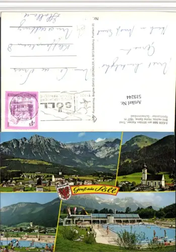 519244,Söll am Wilden Kaiser Totale Freibad Mehrbildkarte
