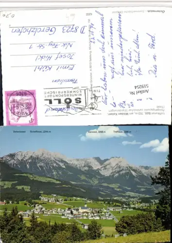 519254,Söll am Wilden Kaiser Totale Bergkulisse