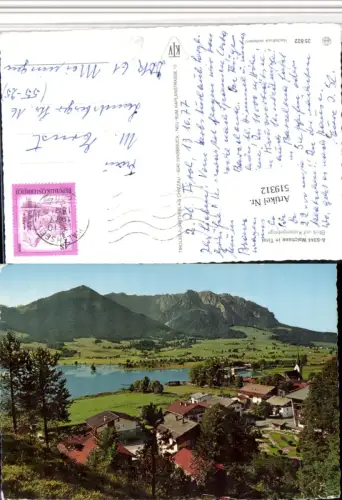 519312,Walchsee Totale m. Kaisergebirge Bergkulisse