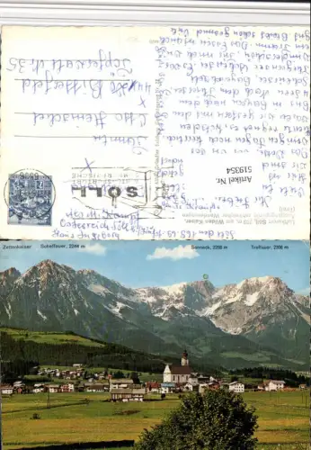 519354,Söll am Wilden Kaiser Totale Bergkulisse