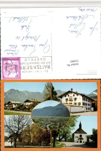 519401,Kramsach Volksspielhaus Kirche Mehrbildkarte