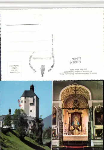 519466,Schloss u. Wallfahrtskirche Mariastein Altar Mehrbildkarte
