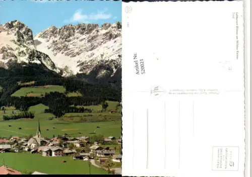 520021,Ellmau am Wilden Kaiser Totale Bergkulisse
