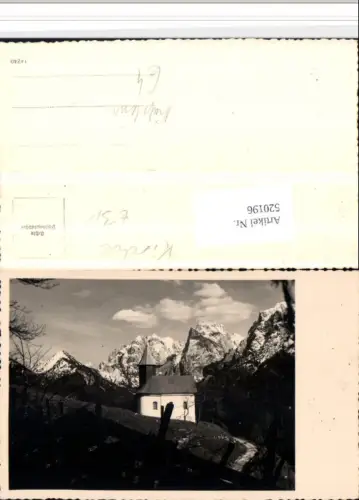 520196,Foto AK Kufstein Antoniuskapelle Kapelle Bergkulisse
