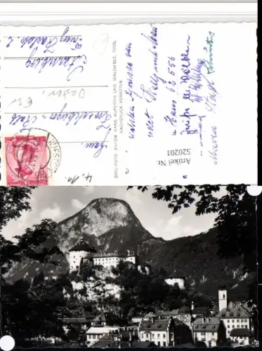 520201,Kufstein Teilansicht Festung m. Pendling