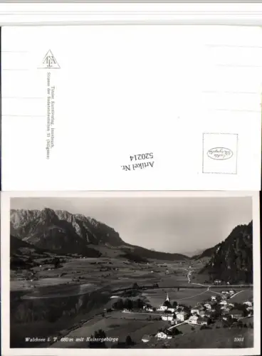 520214,Walchsee Totale m. Kaisergebirge Bergkulisse
