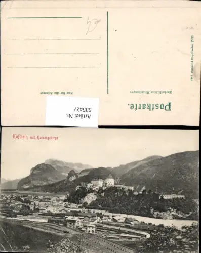 535427,Kufstein m. Bahnhof pub Stengel 2936