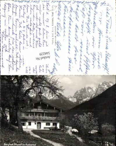 544229,Kufstein Berghof Pfandl im Kaisertal