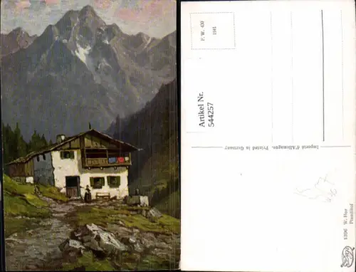 544257,tolle Künstler AK W. Hoy Kufstein Pfandlhof Kaisertal pub DEGI 1396
