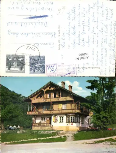 556093,Wörgl Hennersberg Pension Coca Cola Reklame Schild a. Haus
