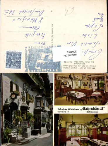 556103,Kufstein Weinhaus Batzenhäusl