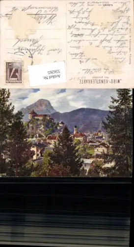 556265,Künstler AK Kufstein am Inn m. Pendling pub WIRO