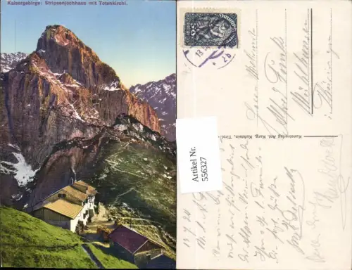 556327,Kaisergebirge Stripsenjochhaus Totenkirchl Kufstein pub Karg