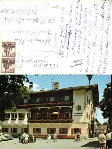556540,Ellmau in Tirol Hotel Gasthaus Hochfilzer VW Käfer Oldtimer Auto