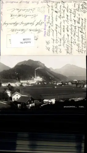 556598,seltene Foto-AK Bruggermühl b. Kirchbichl Kufstein Wörgl pub Photo Berger Wörgl