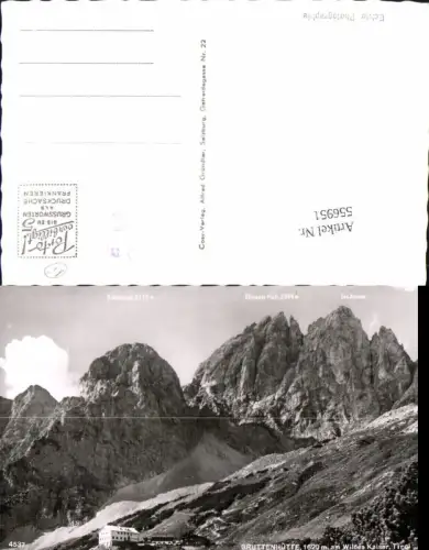 556951,Gruttenhütte am Wilden Kaiser Kaisern Ellmau Tirol