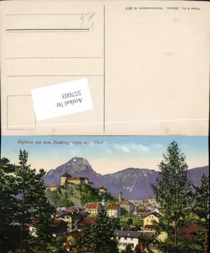 557003,Kufstein m. Pendling pub Purger Co. 8517