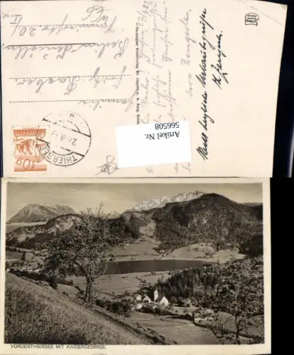 566508,Thiersee Vorderthiersee m. Kaisergebirge